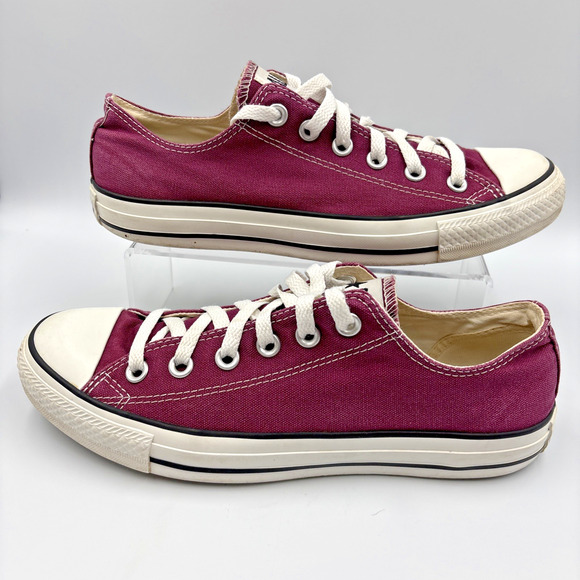 Converse Chuck Taylor All Star Sneakers Purple/White, M 7; W 9 Size , Low Top - Picture 1 of 8